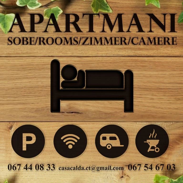 Отели типа «постель и завтрак» Casa Calda Apartment Цетине